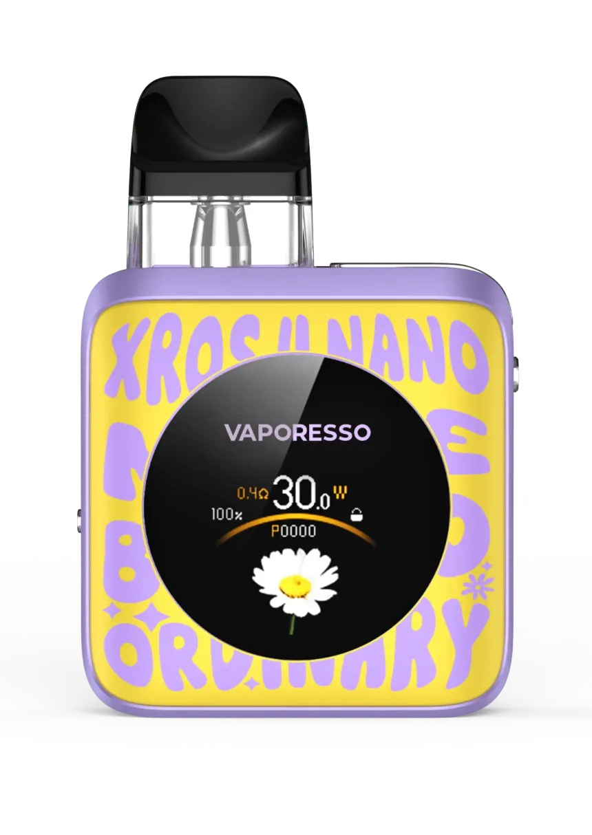 Vaporesso Xros Nano 4 Kit (cor: roxo e amarelo)