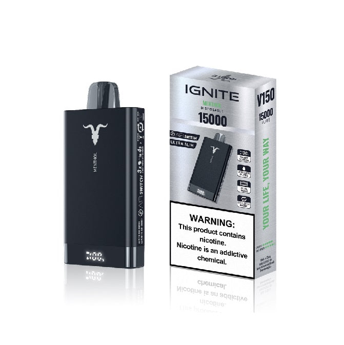 Ignite V150 Menthol 15.000 puffs