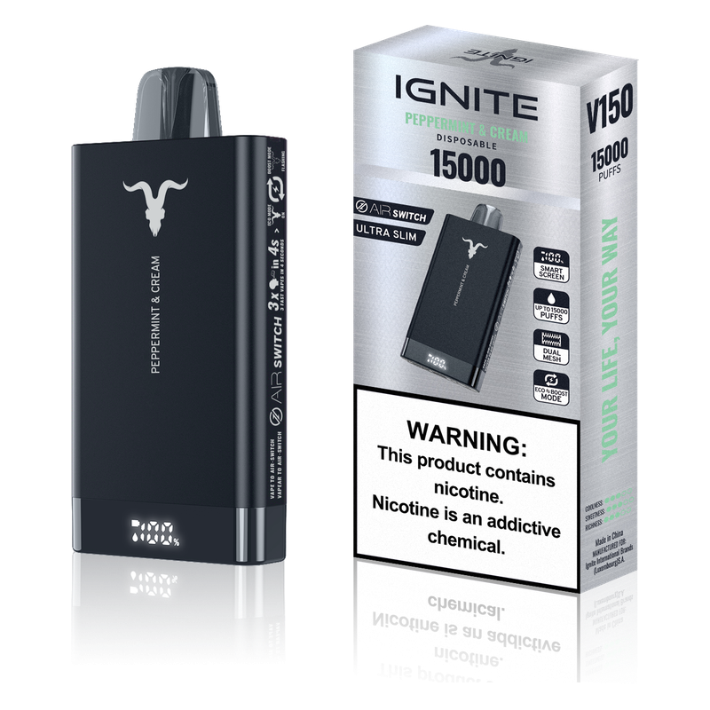 Ignite V150 Peppermint & Cream 15.000 puffs